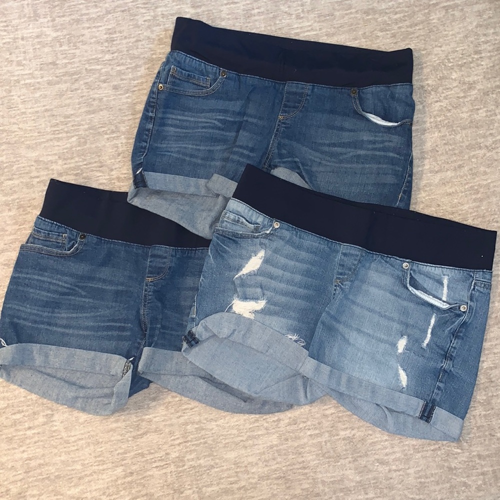 Maternity Jean Shorts
